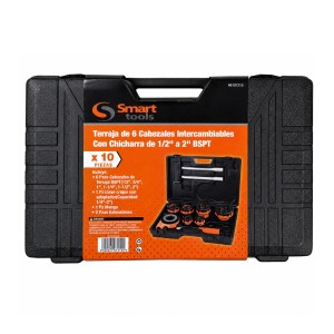 TERRAJA 6 CABEZALES CON CHICHARRA DE 1/2 A 2" BSTP - Socodima.cl