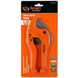 CORTA TUBO PVC SMART TOOLS 3-42 MM 1/8" A 1 5/8" - Socodima.cl