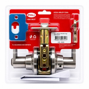 CERRADURA POLI PRAGA 160361 MANILLA INOX BAÑO - Socodima.cl