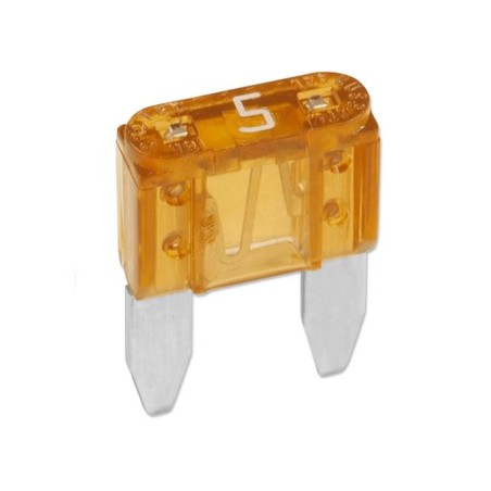 FUSIBLE MINI DE AUTOMOVIL 5 AMP NARANJA