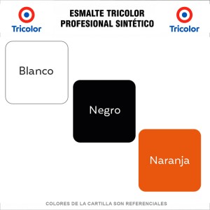 ESMALTE TRICOLOR PROF SINTETICO 1 GL NEGRO