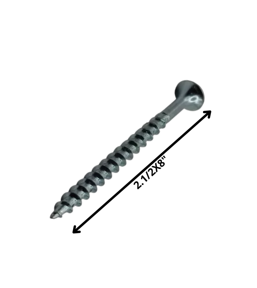 Tornillo Volcanita Trompeta H/ct 21/2 X 8 Negro