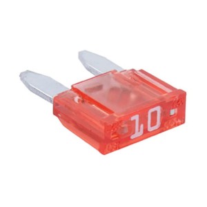 FUSIBLE MINI DE AUTOMOVIL 10 AMP ROJO