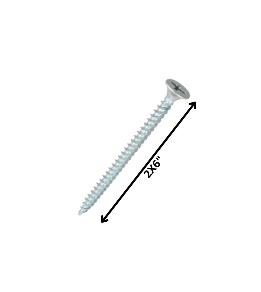 Tornillo Volcanita Trompeta H/fin 2 X 6 Zinc