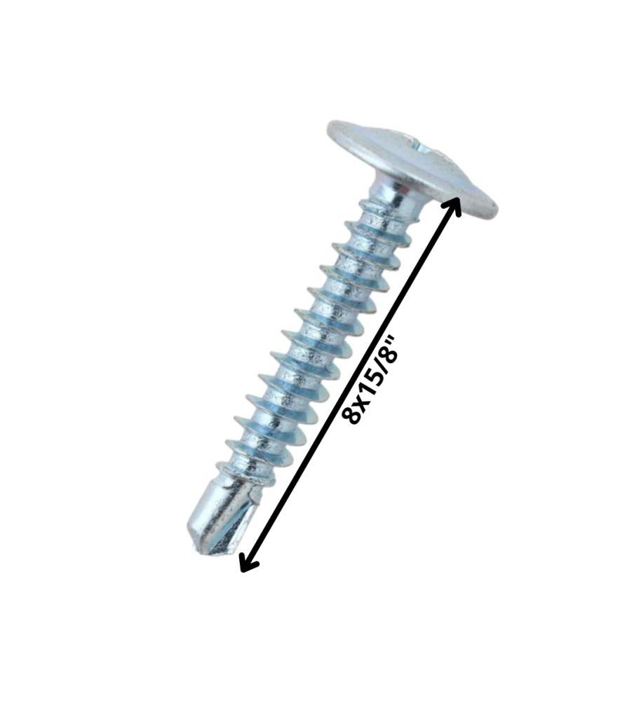Tornillo Autop Lenteja Punta De Broca 8 X 1 5/8" Z