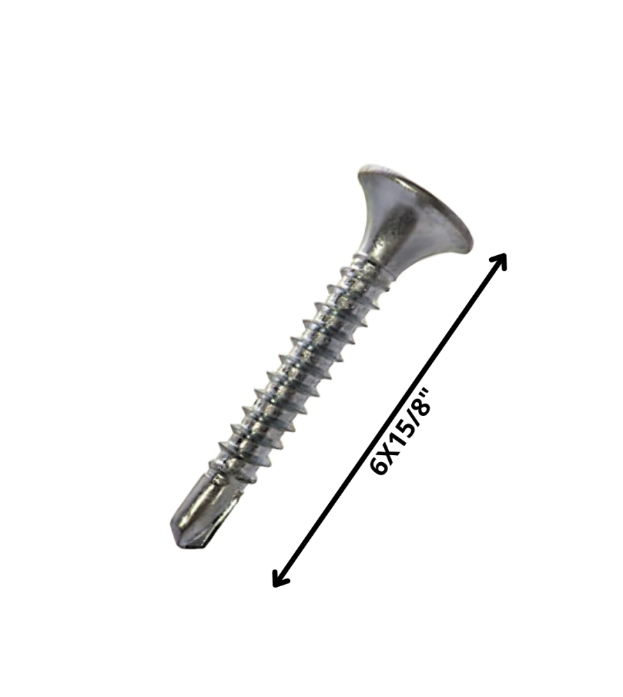 Tornillo Autoperforante Punta Broca 6 X 1 5/8 Zinc
