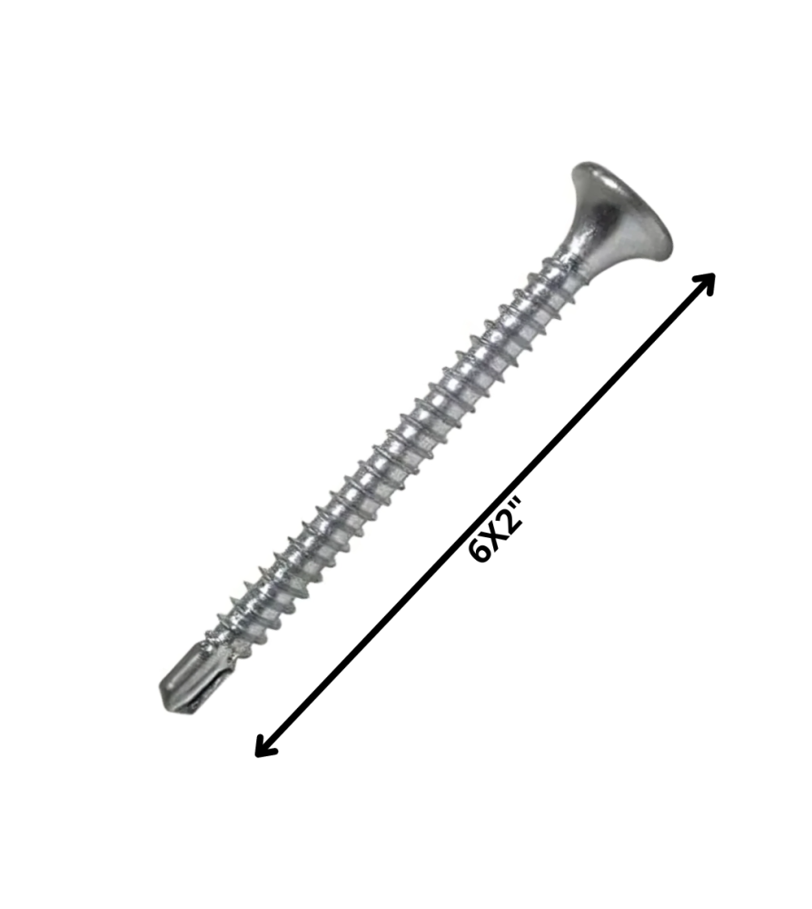 Tornillo Autoperforante Punta Broca 6 X 2 Zincado