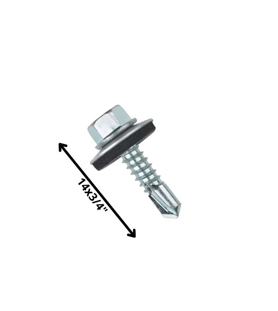 Tornillo Autoperforante Punta Broca 14 X 3/4" C/go