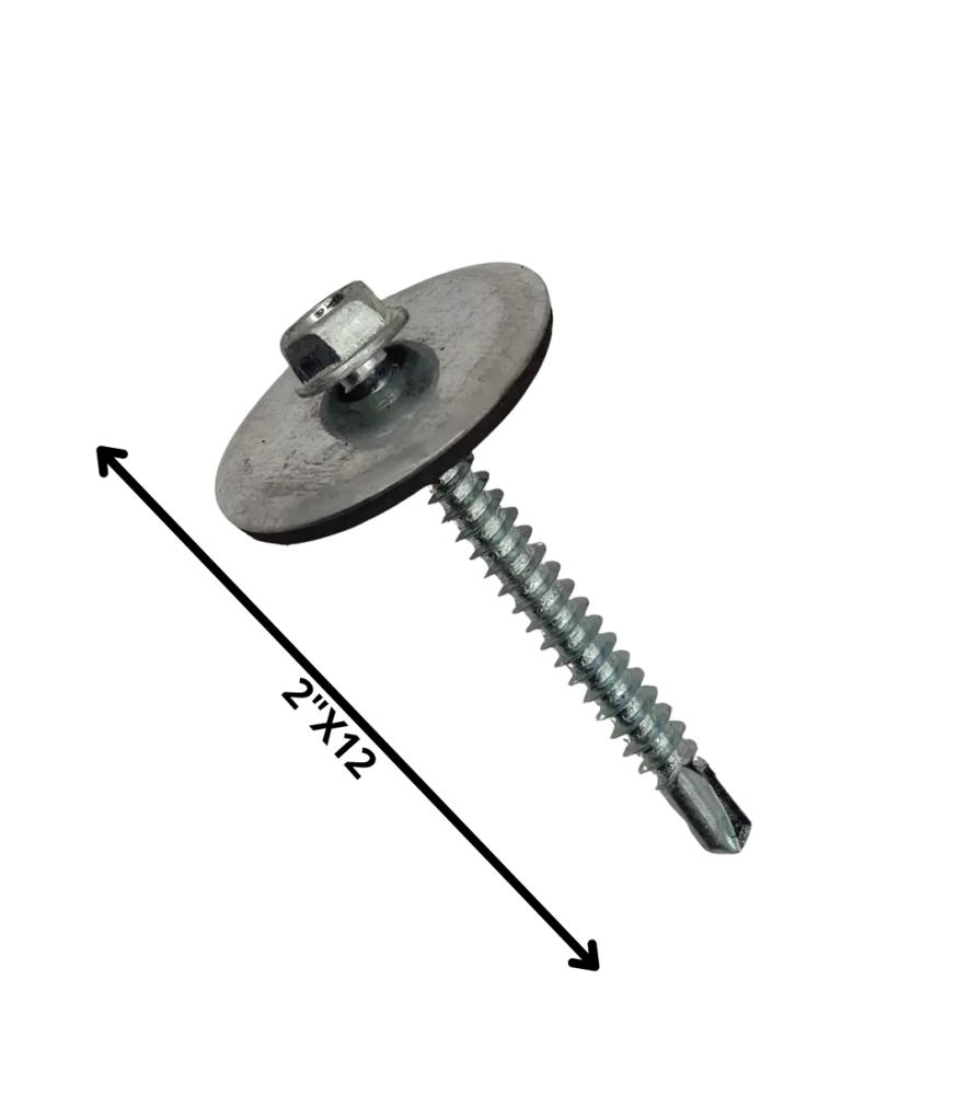 Tornillo Autoperforante Policarbonato 2 X 12