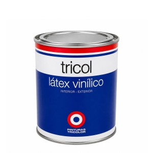 LATEX TRICOL VINILICO 1/4 GL GRIS PERLA