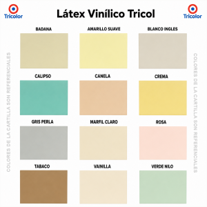 LATEX TRICOL VINILICO 1/4 GL GRIS PERLA