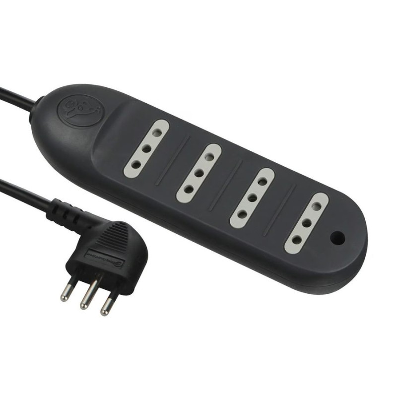 ALARGADOR ELECTRALINE 4 POSICIONES 1.5 MTS NEGRO