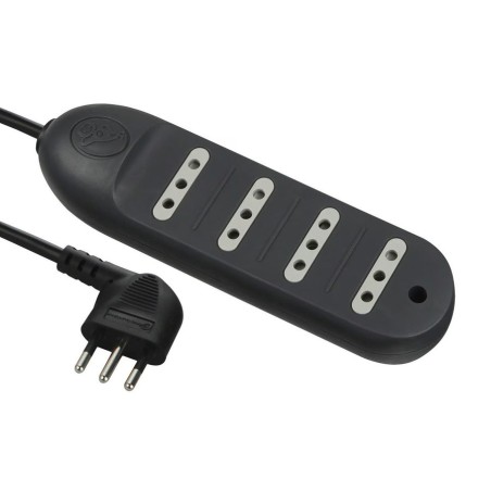 ALARGADOR ELECTRALINE 4 POSICIONES 1.5 MTS NEGRO