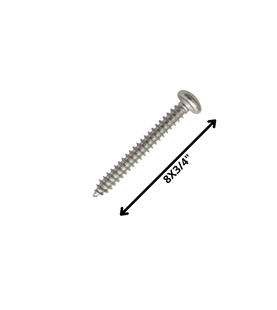 Tornillo Roscalata Cabeza Bindin 3/4 X 8
