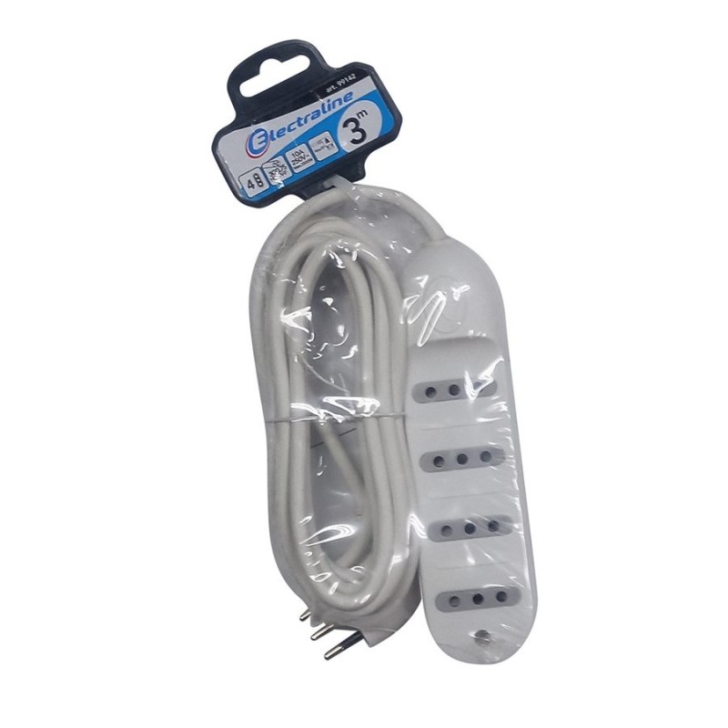ALARGADOR ELECTRALINE 4 POSICIONES 3.0 MTS BLANC0