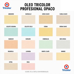 OLEO TRICOLOR PROF OPACO 1/4 GALON CANELA SUAVE