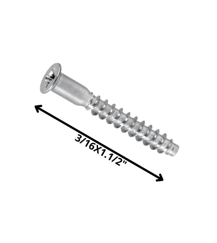 Tornillo Soberbio Zincado 10x11/2 3/16 X 11/2