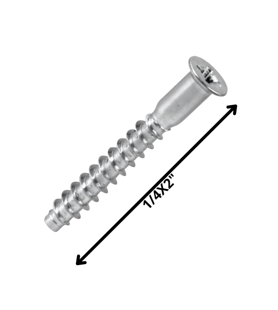 Tornillo Soberbio Zincado 1/4 X 2