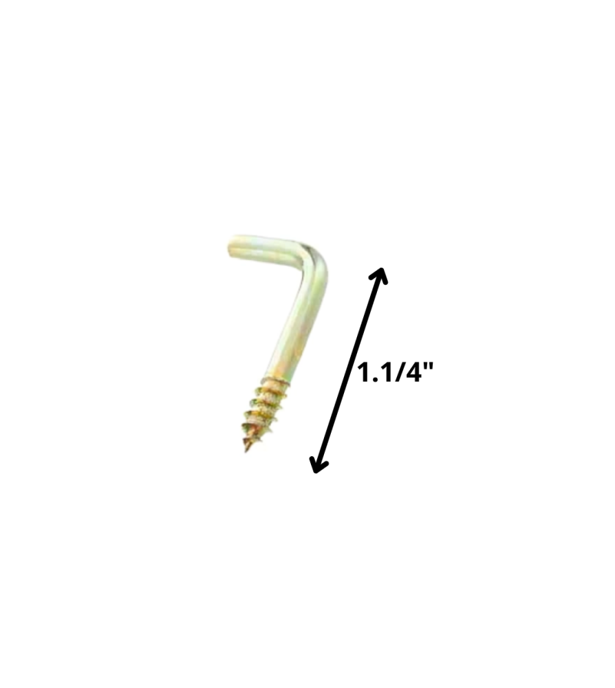 Tornillo Escuadra Dicromatado 11/4"