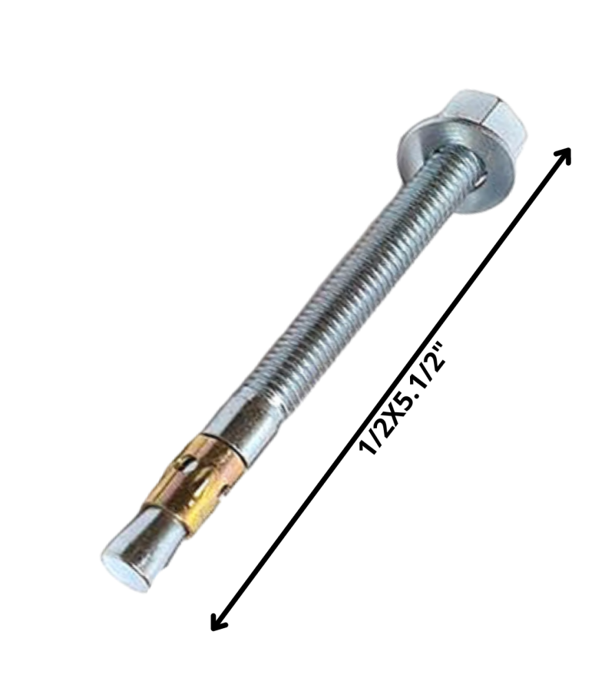 Perno Anclaje C/tuerca (12) 1/2 X 5 1/2