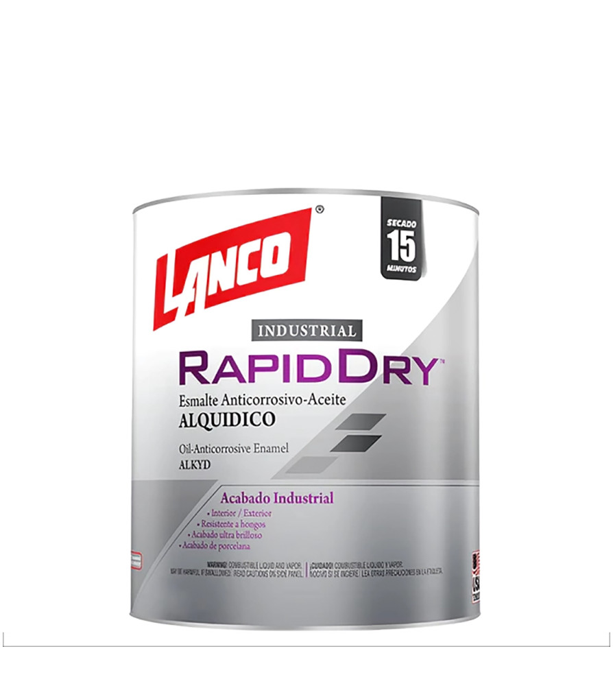 Anticorrosivo Lanco Rapiddry 3 En 1 1/4 Gl Blanco