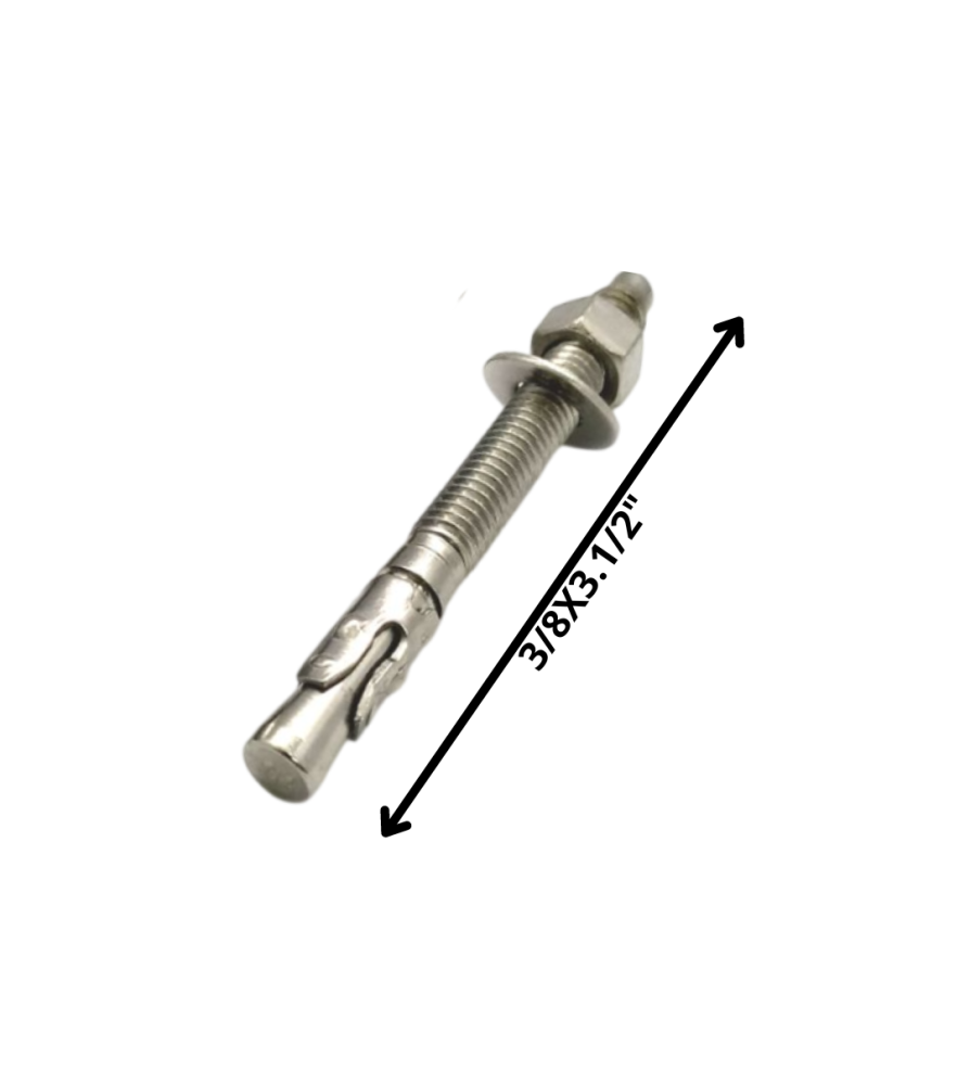 Perno Anclaje C/tuerca (10) 3/8 X 3 1/2
