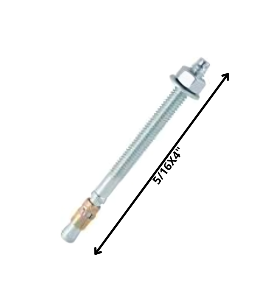 Perno Anclaje C/tuerca (08) 5/16 X 4