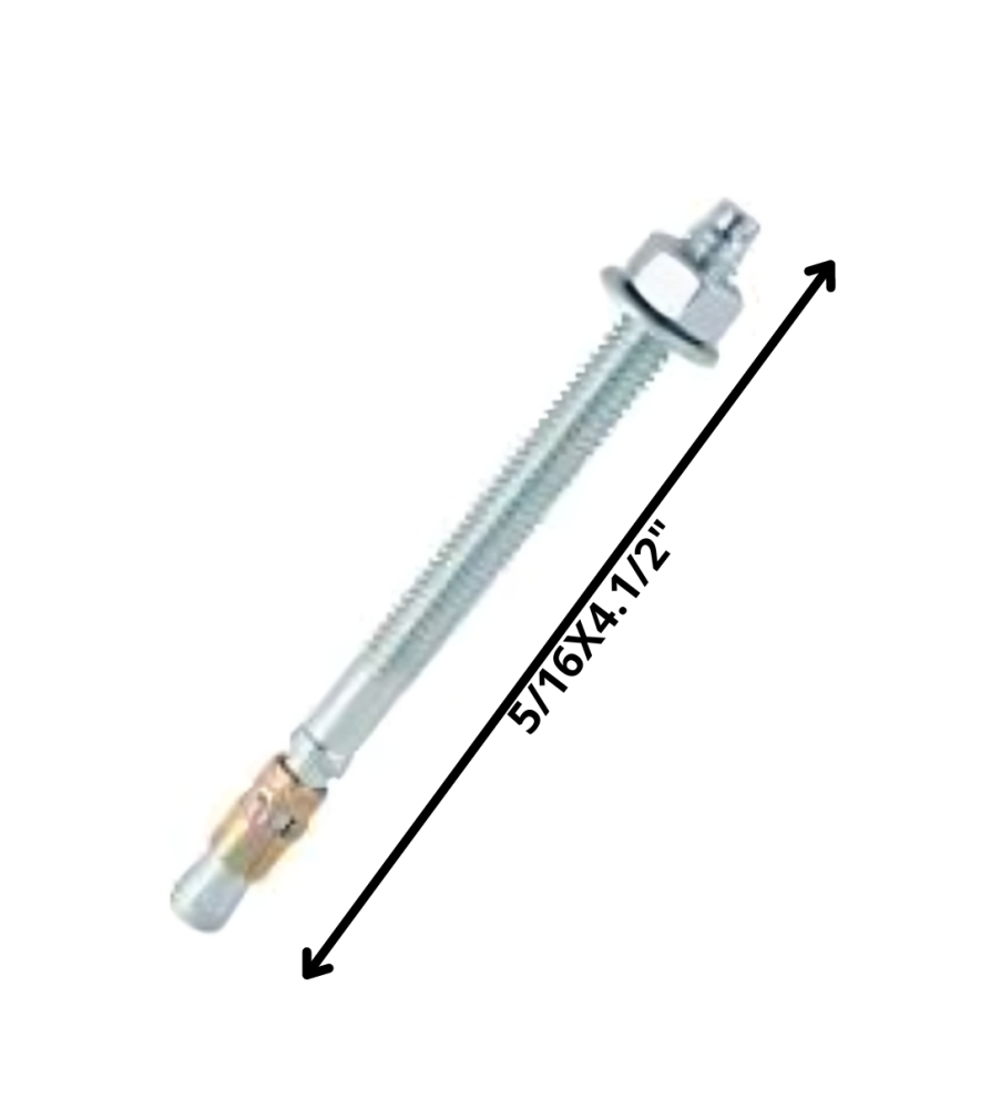 Perno Anclaje C/tuerca (08) 5/16 X 4