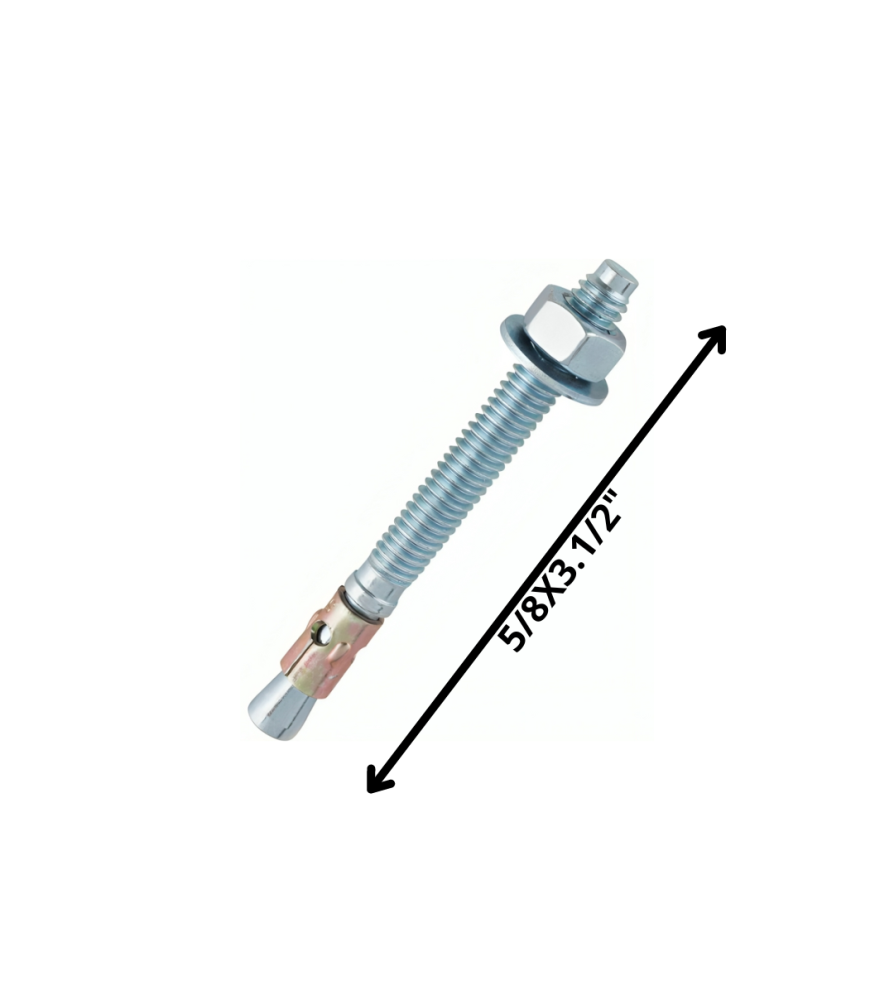 Perno Anclaje C/tuerca (16) 5/8 X 3 1/2