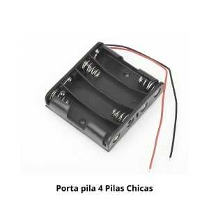 PORTAPILA 4 PILAS CHICAS