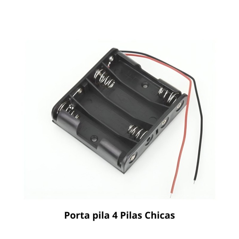 PORTAPILA 4 PILAS CHICAS