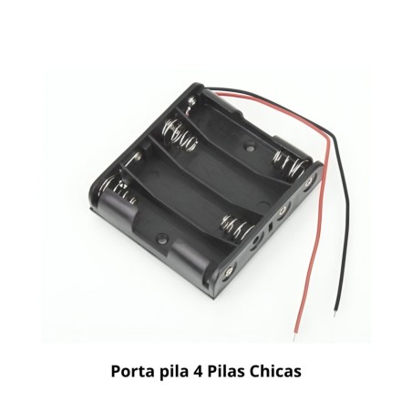 PORTAPILA 4 PILAS CHICAS