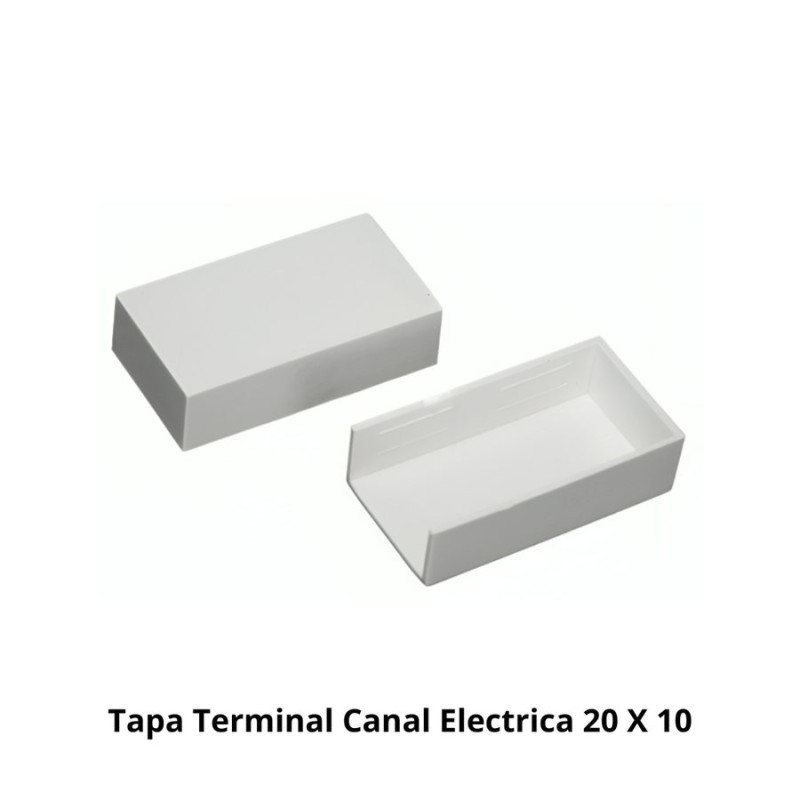 TAPA TERMINAL CANAL ELECTRICA 20 X 10