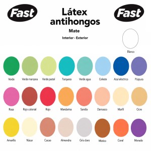 Latex Fast Antihongo Tricolor 1 Gl Verde Pastel - Socodima.cl