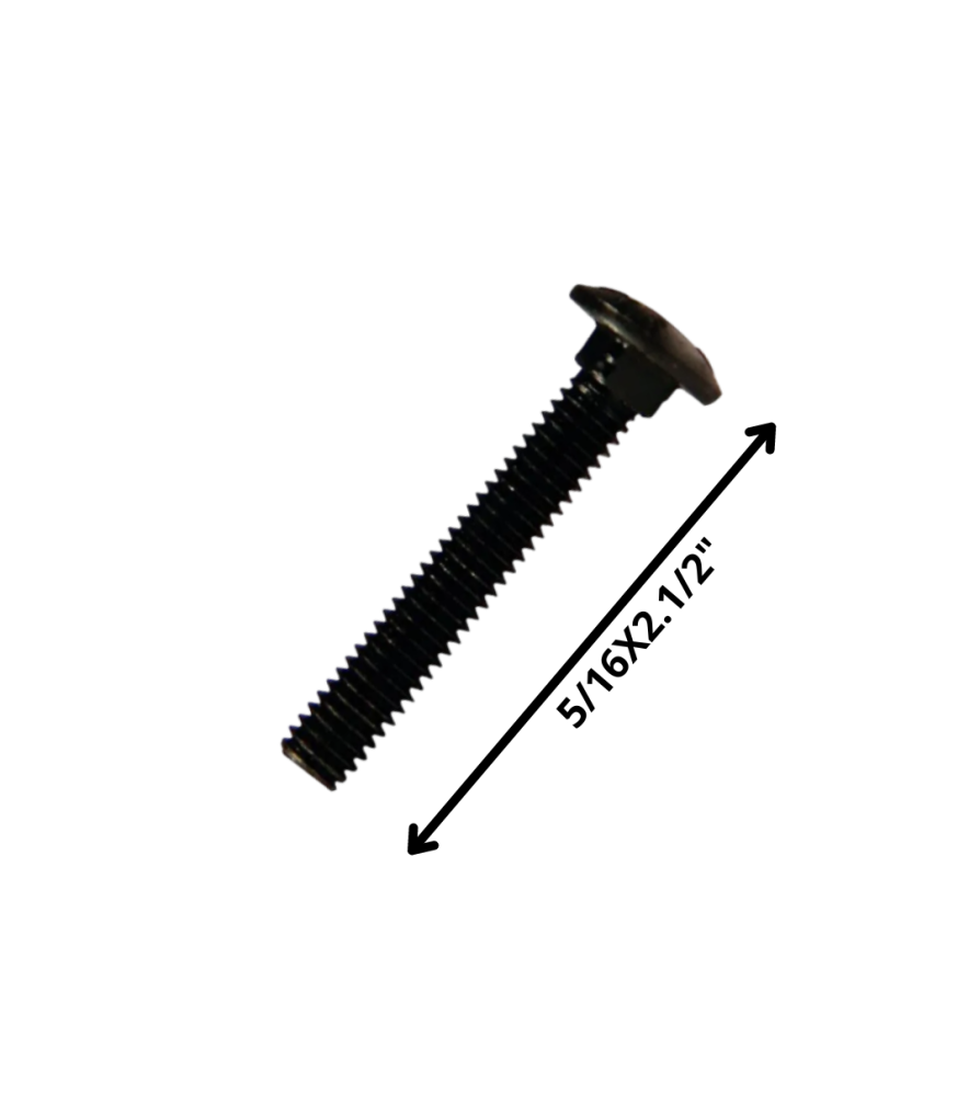 Perno Coche Hilo Corriente Negro (08) 5/16 X 2 1/2