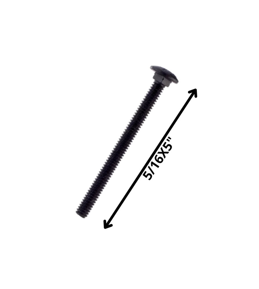 Perno Coche Hilo Corriente Negro (08) 5/16 X 5