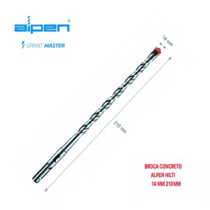 Broca Concreto Alpen Hilti 14 Mm 210-150907305 - Socodima.cl