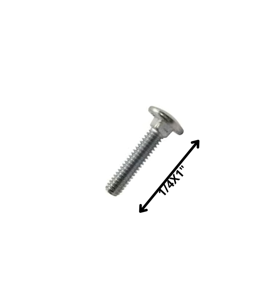 Perno Coche Hilo Corriente Zincado (06) 1/4 X 1