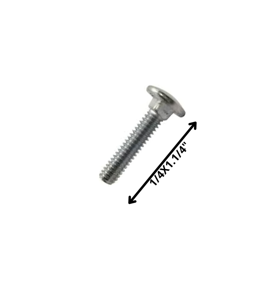 Perno Coche Hilo Corriente Zincado (06)1/4 X 1 1/4