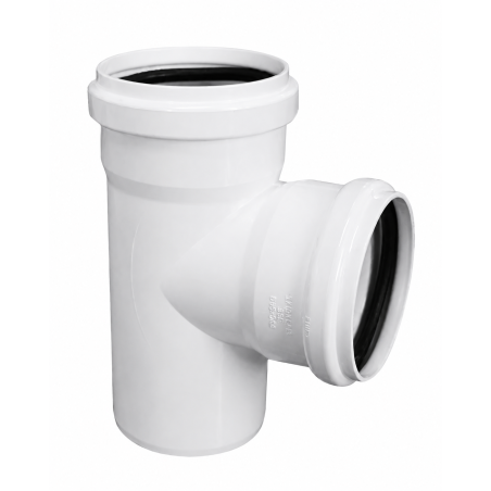 Tee Pvc Sanitario Blanco C/goma 160 Mm - Socodima.cl