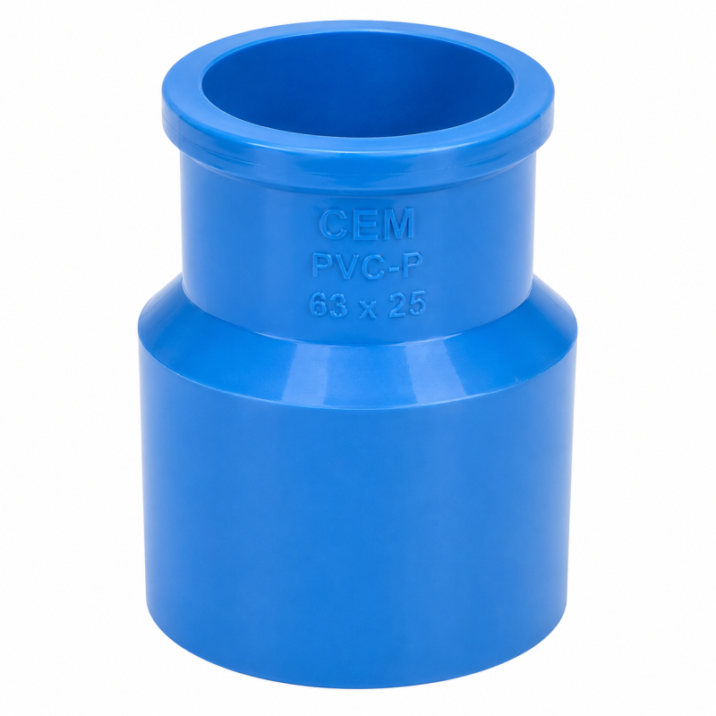 Buje Reduccion Largo Cem Pvc Presion 63x25 Mm - Socodima.cl