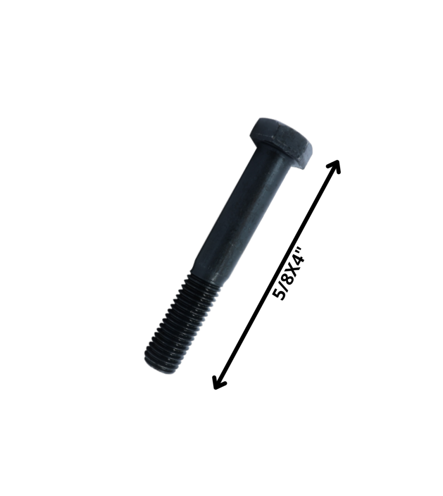 Perno Hexagonal Grado 2 Hilo Cte 5/8 X 4 Negro