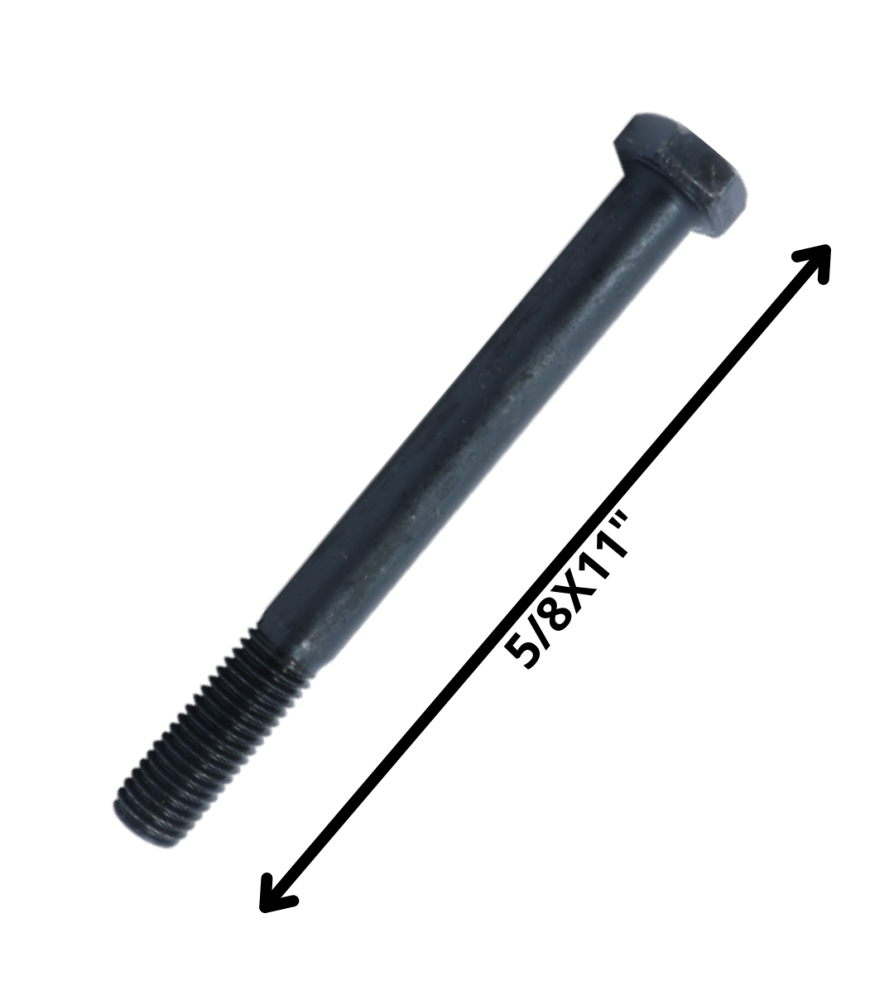 Perno Hexagonal Grado 2 Hilo Cte 5/8 X 11 Negro