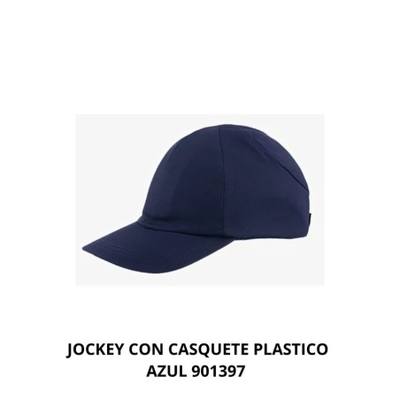 JOCKEY CON CASQUETE PLASTICO AZUL 901397