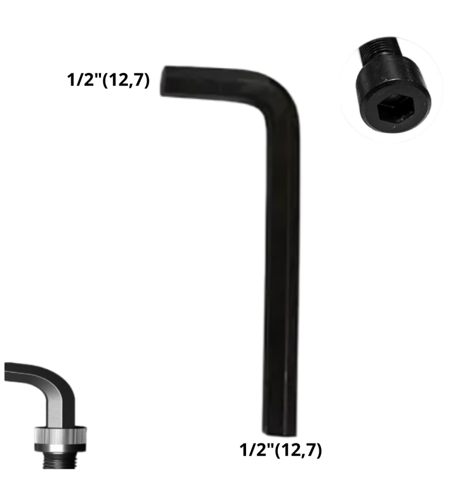 Llave Allen Hexagonal Tipo L Cr-v ( 12,7) 1/2"