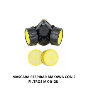 MASCARA RESPIRAR MAKAWA CON 2 FILTROS MK-0128