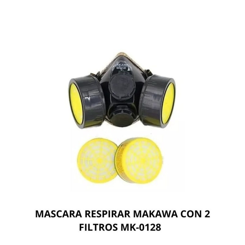 MASCARA RESPIRAR MAKAWA CON 2 FILTROS MK-0128