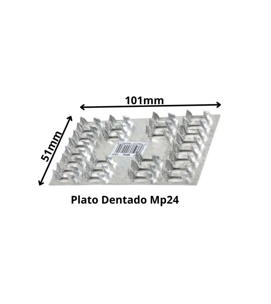 Conector Simpson Plato Dentado Mp24