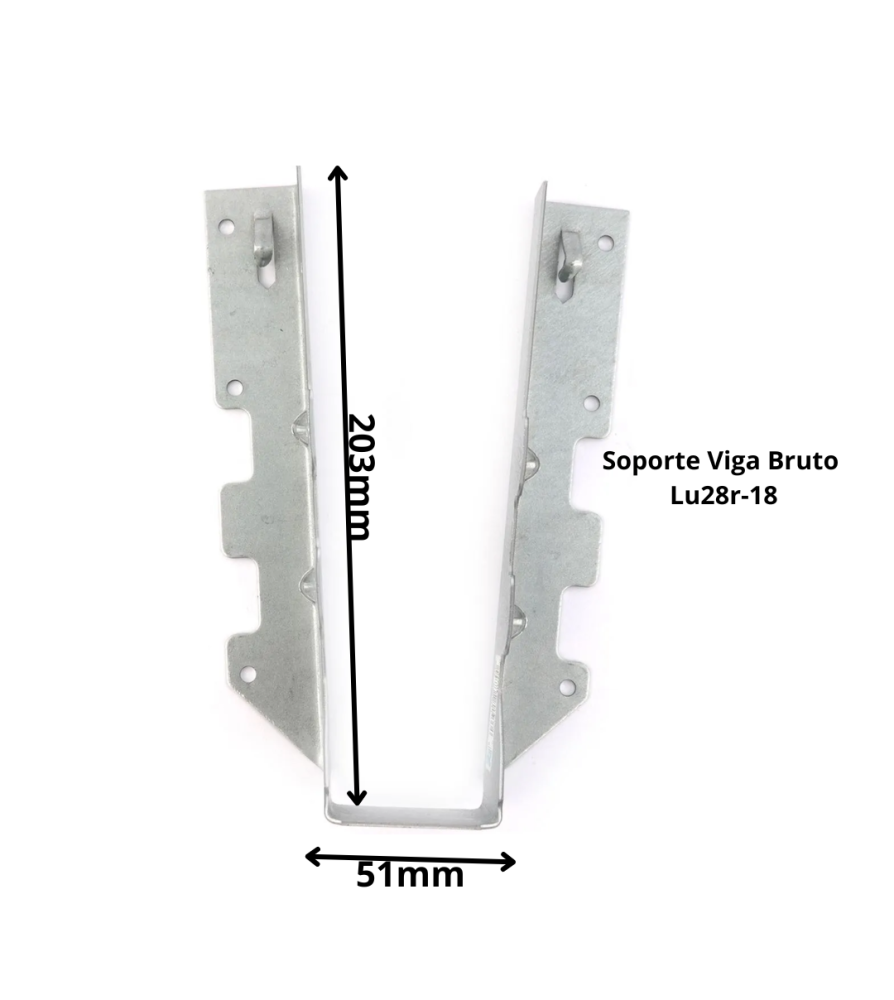 Conector Simpson Soporte Viga Bruto Lu28r-18