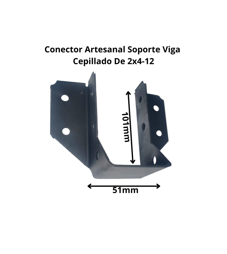 Conector Artesanal Soporte Viga Cepillado De 2x4-1